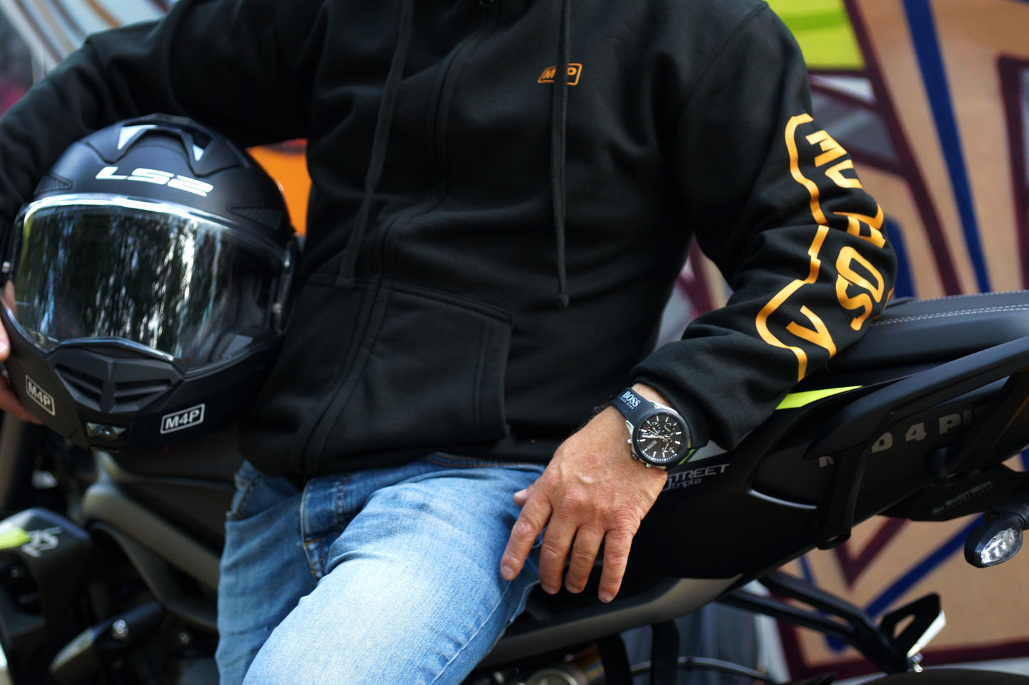 Y S0 5LOW Zipped Hoodie Black