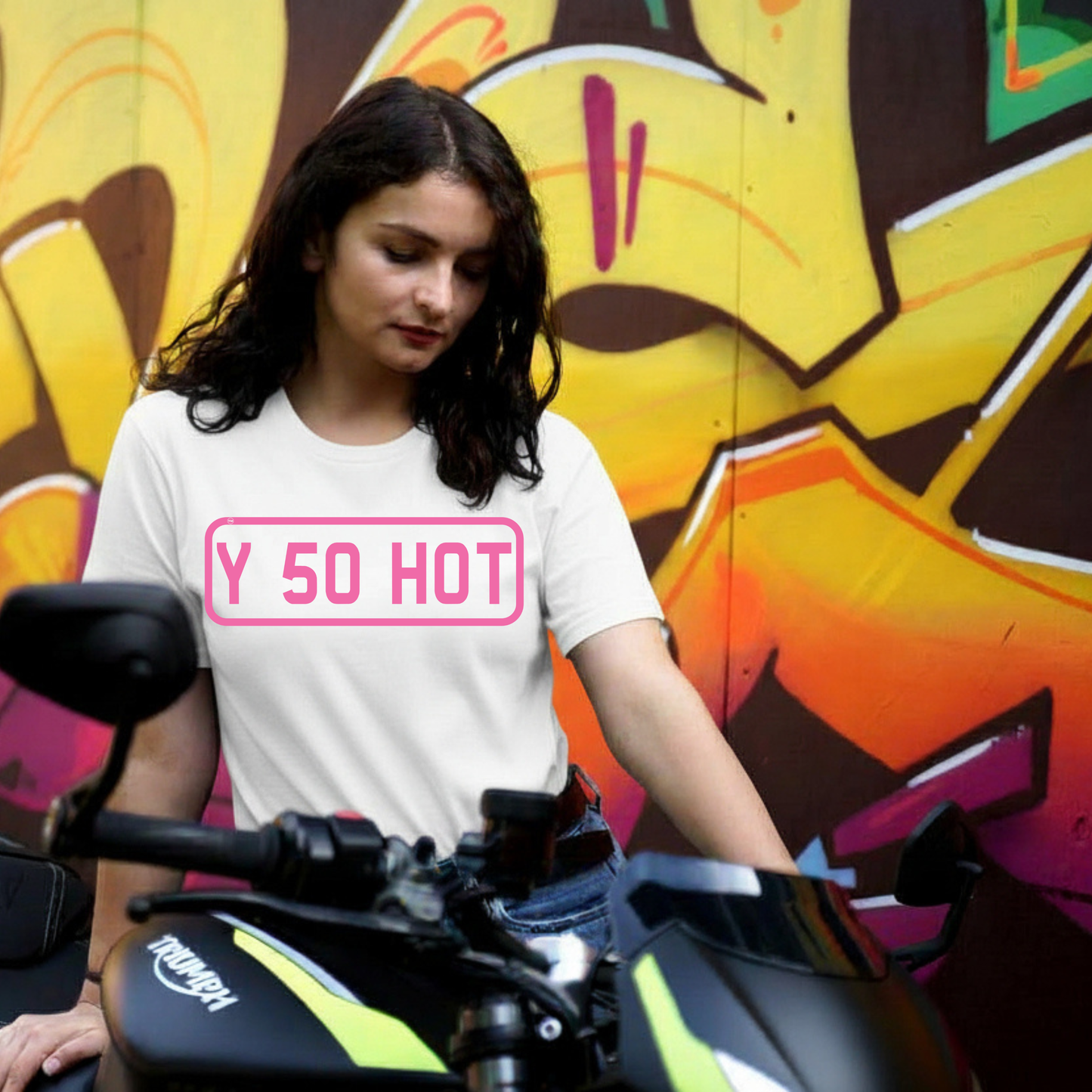 Y 50 HOT T-Shirt White