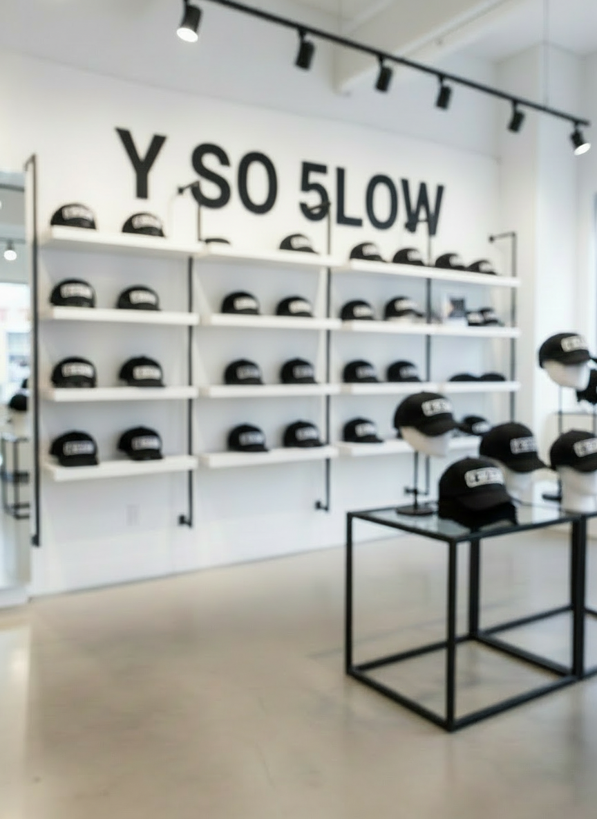 Y S0 5LOW Black Snapback