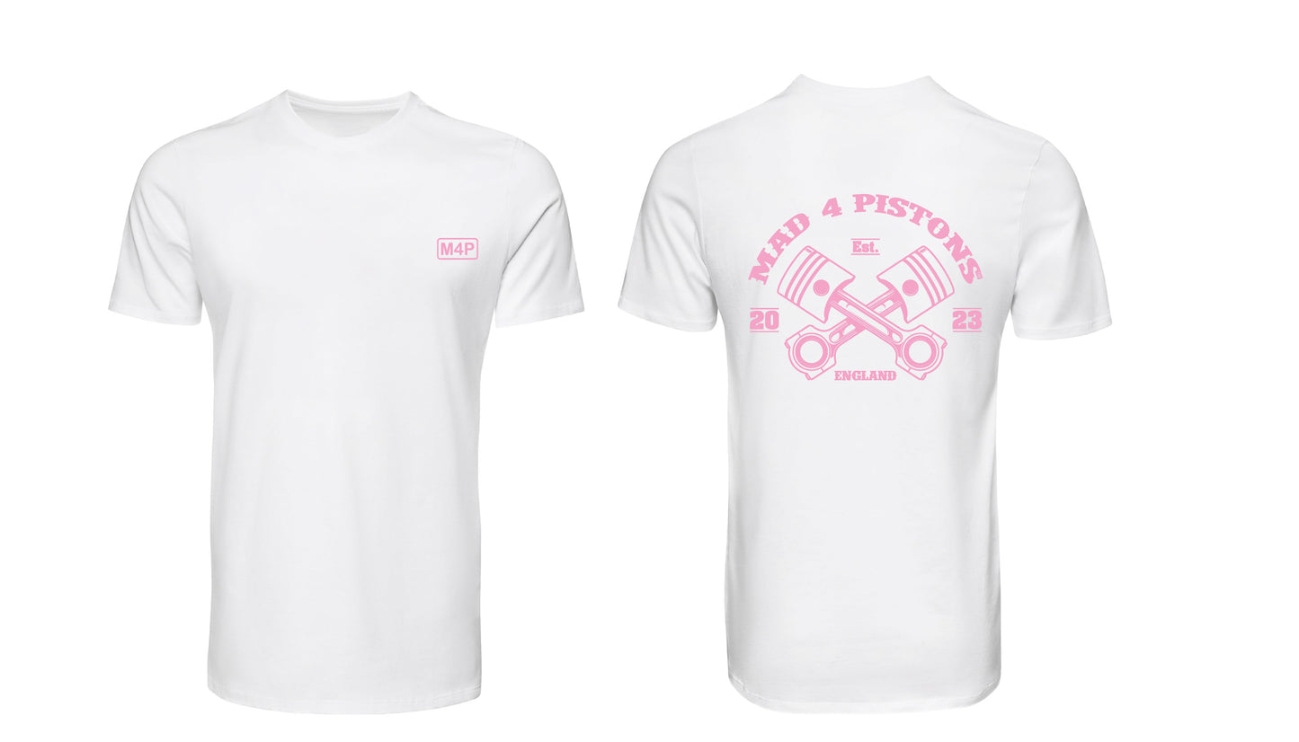 M4P White T-Shirt Ladies White