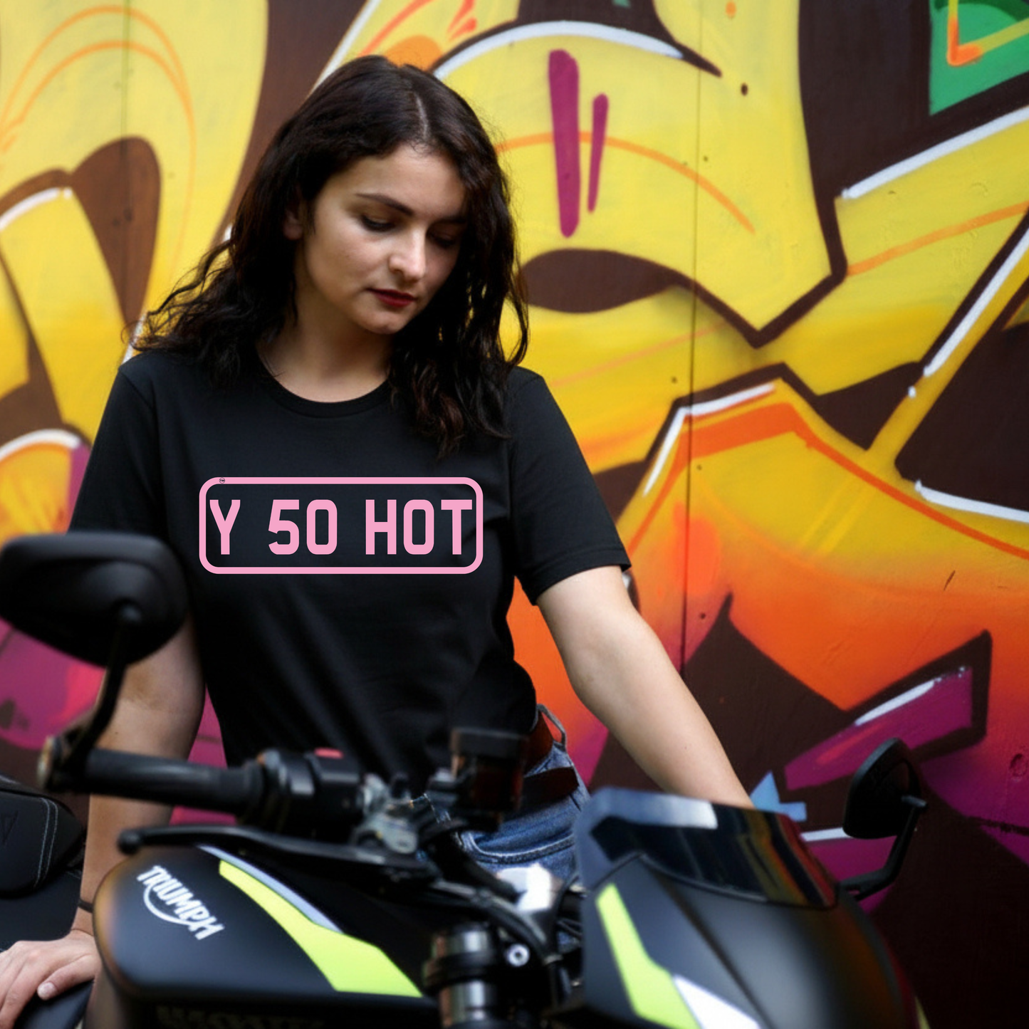 Y 50 HOT T-Shirt Black